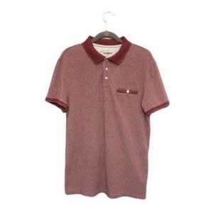 Goodfellow and Co Red Casual Short Sleeve Polo